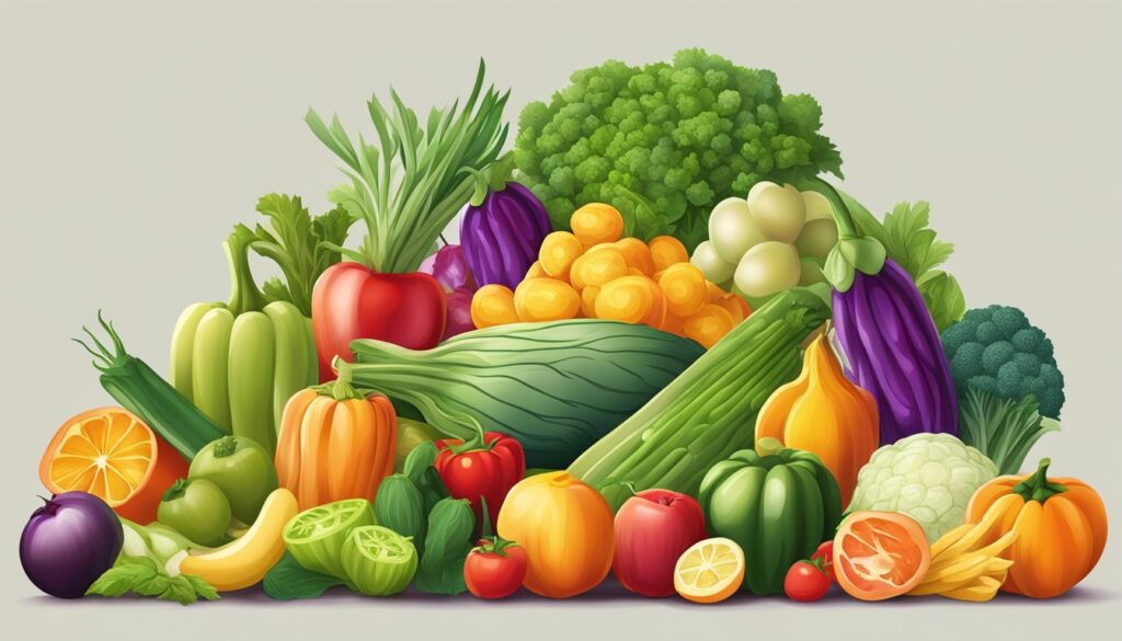 fruits and veggies